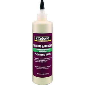 Titebond 2104 Tong en groef lijm fles, 16 oz, wit