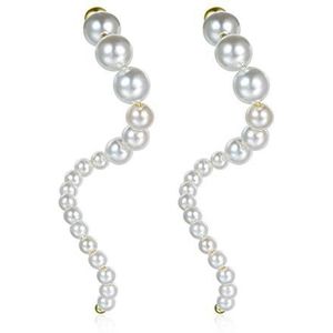 Vrouwen Oorbellen， Sterling zilveren oorbellen for dames S925 Sterling zilveren oorbellen Hypoallergene oorbellen Sierlijke bruidsoorbellen for bruiloften - uniek