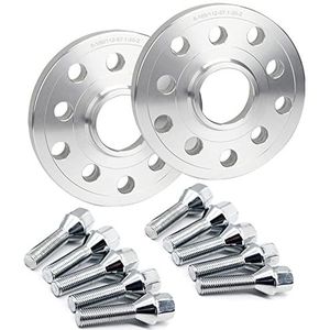 2 Stks/partij Voor VW Spoorverbreders 5x100 5x112 57.1mm Centric Wielnaaf Spacers Plaat Shim + Lug Bouten 14x1.5 Afstandhouders(20mm spacer 45mm bolts)