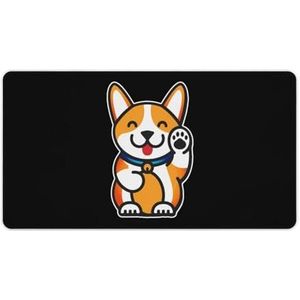 Lucky Corgi Mode Bureau Muismat Antislip Gaming Muismat Accessoires Decor 40X75cm