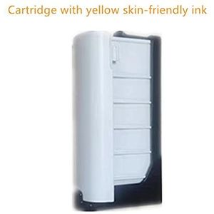 Draagbare Printer, Handheld Printer Mini Draagbare Inkjet Tattoo-printer met inktcartridge WiFi-verbinding for aangepast DIY(Only Yellow ink)