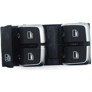 Voor Audi Voor A4 Voor Q5 B8 8KD959851 8KD959851A 8KD959855 8KD 959 855 Schakelaar Ruitbediening Lifter Regulator Knop Raam Schakelaar Power Raamschakelaar(Color:MASTER SWITCH)