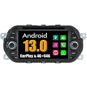 RoverOne Autoradio GPS voor Fiat Tipo Egea 2015 2016 2017 2018 met CarPlay Android Multimedia-Speler Navigatie Touchscreen Bluetooth WiFi