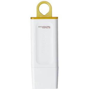 Kingston - DataTraveler Exodia - USB-stick - Wit - Geel - 128 GB