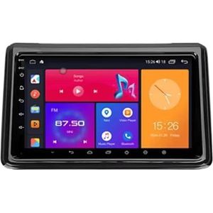 Android 13 Autoradio 9 inch Touch scherm dubbele Din auto stereo voor Toyota Noah Voxy R80 2014-2021 met Bluetooth/FM radio/wifi/USB/stuurwielbediening/GPS(8 Core 8+128G)