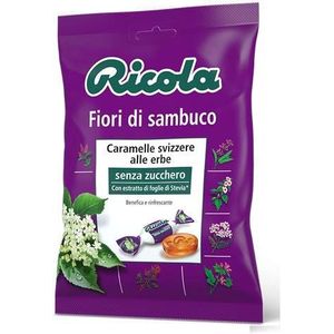 Ricola Fiori di Sambuco bonbon oudere bloemen verfrissend zonder suiker 70 g