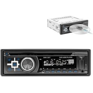 Universele CD DVD-speler Autoradio Hoofdunit USB/SD TF AUX Bluetooth 4.0 Handsfree Single 1 DIN In-Dash FM-radio MP3
