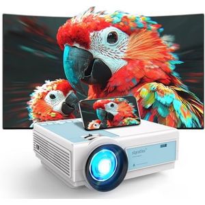 Staratlas Beamer, Full HD 1080p, Bluetooth, 4K Ondersteund, Draagbare Mini-Projector, Thuisbioscoop, Binnen/Buiten, Compatibel Met Smartphone/HDMI/USB/AV/Fire Stick/PS5