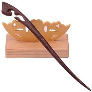 Chinese haarstok sandelhout haarspelden haarstok hout hoofddeksel handgemaakte vrouwen hoofddeksels haaraccessoires haar eetstokje (kleur: 22)
