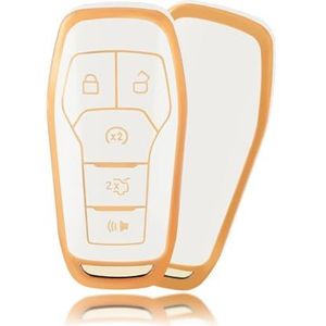 Sleutelbehuizing TPU Sleutel Beschermhoes Auto Styling Bescherming Voor Ford Voor Fusion Voor Mondeo Voor Mustang F-150 Voor Explorer Voor Rand 2015 2016 2017 2018 Autosleutelhoesje(5)