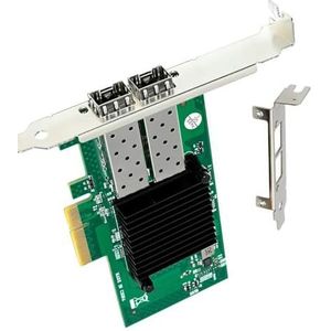 10Gb PCIe X8 X4 Geconvergeerde Netwerkkaart Enige/Dubbele Haven met 82599ES-Spaander
