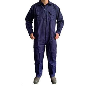 Turners Werkoveralls voor heren, boilersuit, marineblauw, magazijn, garages, studenten, arbeiderskleding, pak, marineblauw, S