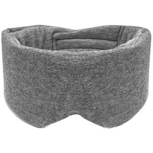 Katoen Zijde Slaap Masker Blinddoek Oogdekking Ooglapje Vrouwen Mannen Zachte Draagbare Blinddoek Reizen Ooglap Slapen Oogmasker (Grijs, 3 STKS)