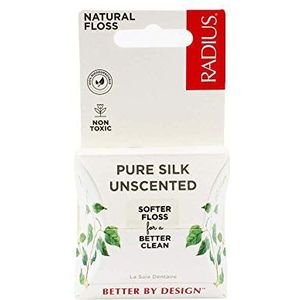 RADIUS, Natural Floss, Pure Silk, Unscented, 33 yds (30 m)