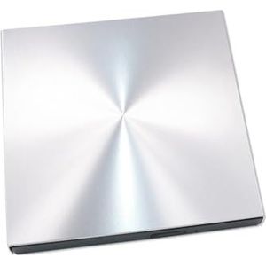 Omhulsel Van Aluminiumlegering USB3.0 Externe Dvd-brander Cd-speler Notebook Schijf Optisch Station Heldere Beeldkwaliteit Stabiele Audio(Silver)