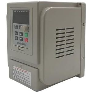 Industriële frequentieomvormer, VFD 1.5KW/2.2KW/4KW Frequentieomvormer 3P 220 Uitgang VFD-omvormer Frequentieomvormer(2.2KW (black))
