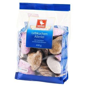 Weiss Peperkoek-allerlei, verpakking van 10 stuks (10 x 400 g)