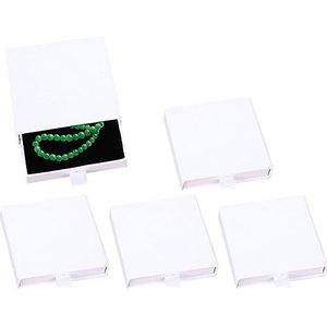 Sieradendoosje 5 stuks/set sieraden cadeau van karton gevuld met papier voor juwelendoos in geschenkdoos