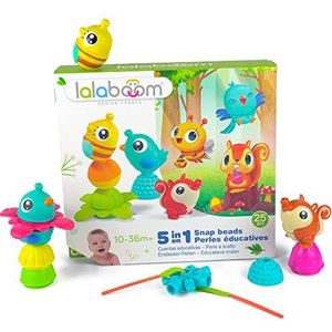 Lalaboom - Educatieve Kralen - Multikleur - Kunststof - Set van 9