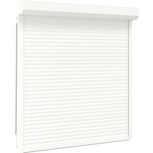 vidaXL Rolluik Aluminium Wit Rolluiken Zonwering Zonneluik Rol Luiken Jaloezie
