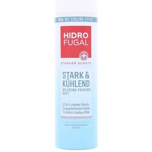 Hidrofugal Sterke & verkoelende spray (150 ml), verfrissende deospray met direct koelend effect en aloë vera, anti-transpirant spray voor een langdurig fris gevoel
