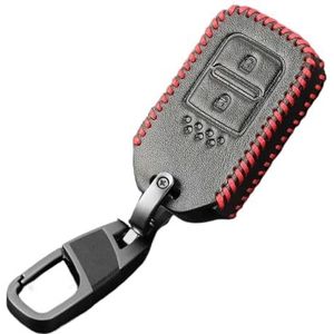 Autosleutel beschermhoes Mode Sleutelhanger Leren Autosleutelhoesje Voor Vezel Voor City Voor Civic Voor Jazz BRV BR-V HRV Voor Fit Afstandsbediening Sleutelhoes Auto-styling Sleutel Shell