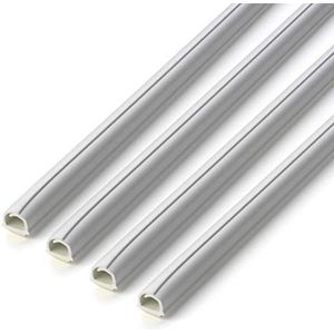 Inofix Cablefix Flexibel 2200 Wit Zelklevend (voor dikte kabel als telefoonoplader, ( 2 x past ) LEES Info Product!!!