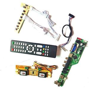 Voor LTM190EX-L01/L05 T.V53 controller board VGA HDMI AV USB Remote+Inverter+toetsenbord 4CCFL 30Pin LVDS LCD display panel DIY kit (LTM190EX-L05)