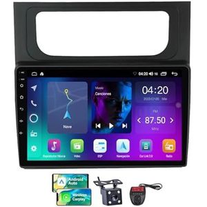 Android 13 10 Inch 2 Din QLED Autoradio Voor Volkswagen Touran 1T 2010-2015 - Camera DVR GRATIS - Steun Carplay Android Auto DSP Stuurwiel FM RDS DAB WIFI 4G Bluetooth Split-Screen(NF-1)