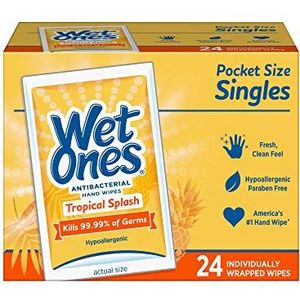 Wet Ones Wet Ones Handdoeken in zakformaat, 24 stuks