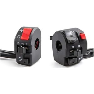 LED Stuurschakelaar Voor Ninja ZX6R ZX10R 2X Motorfiets Controller Schakelaar Voor Stuur Claxonknop Richtingaanwijzer Mistlamp