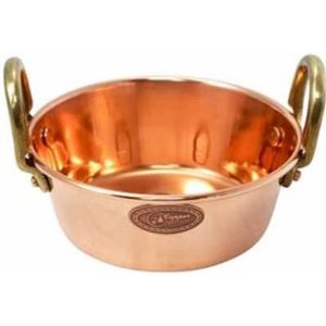 'CopperGarden®' Sauce & marmelade pot/steelpan (16 cm) gemaakt van zwaar koper