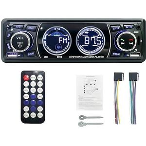 Autoradio 1din Bluetooth Stereo MP3-speler FM-ontvanger Ondersteuning Telefoon Opladen AUX/USB/TF-kaart In Kit(24V Radio)