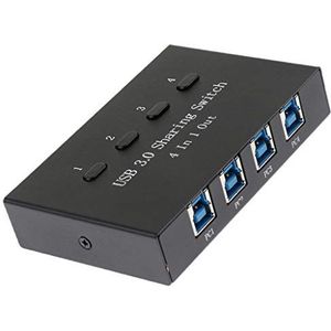 USB 3.0 Handboek het Delen Schakelaar4Ports HUB Adapter voor PC-Scanner Printer