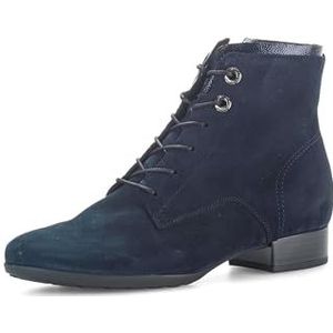 Gabor DAMES Enkellaarzen, Vrouwen Veterlaarsjes,winterlaars,halve laarzen,veterlaarzen,Blauw (dark-blue) / 46,40.5 EU / 7 UK