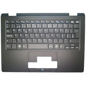 E2218T E2218 T PalmRest & toetsenbord voor MEDION voor AKOYA MD60200 Zwarte C-behuizing met Belgisch BE/Hongarije HU/Engelse gebruikersinterface/VK-toetsenbord(Swiss SW)