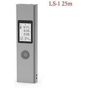 Hoge nauwkeurigheid afstandsmeter, Laser Afstandsmeter 25/40 m LS-P/LS-1S Draagbare USB Lader Hoge Precisie Meten Laser Afstandsmeter Digitaal meetinstrument (Color : 25m)