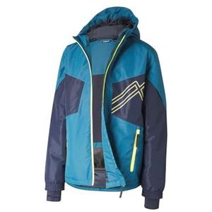 Crivit Skijack voor kinderen en jongeren, Petrol Abstract 134/140, 134-164