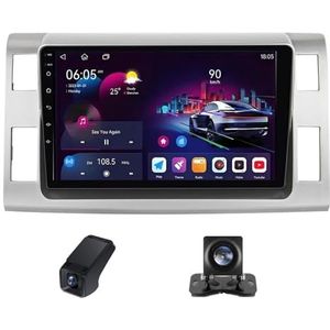 Autoradio 2 Din met Carplay Android Auto Wireless,geldt voor Toyota Previa XR50 3 III Estima AHR20 XR50 3 2006-2019 10inch touchscreen Bluetooth Stereo Auto FM-radio RDS Radio/AM/FM(A,NF-7)