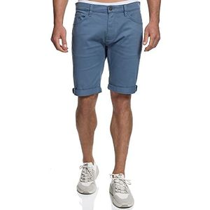 INDICODE Heren Villeurbanne Jeans Shorts | Jeans korte broek met 5 zakken China Blue 3XL