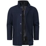 INDICODE JEANS Winterjas 'Lunik'  donkerblauw