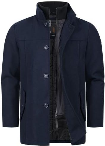 INDICODE JEANS Winterjas 'Lunik'  donkerblauw