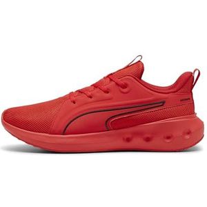 PUMA - SOFTRIDE Carson - Hardloopschoenen - Zwart/Rood - Gerecycled Materiaal