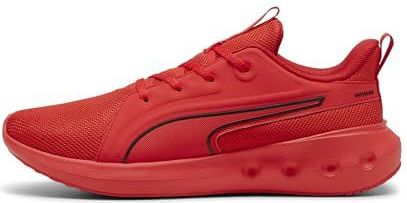 PUMA - SOFTRIDE Carson - Hardloopschoenen - Zwart/Rood - Gerecycled Materiaal