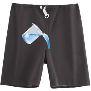 Waterdichte Broek For Patiëntenzorg, Herbruikbare En Wasbare Broek For Urine-incontinentie For Bedlegerige Vrouwen En Vrouwen Met Menstruatie(Short Grey,L)