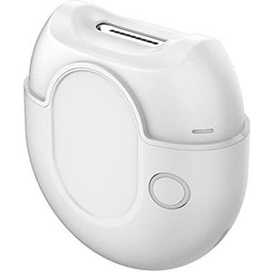 LiLiTok Nagelknipper elektrisch, automatische nagelschaar nageltrimmer met nagelchips opbergdoos, manicure elektrische nagelverzorging tool voor baby volwassen ouderling (wit)