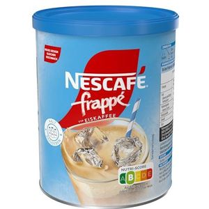 Nescafe NESCAFÉ Frappé type ijskoffie, frappé-koffiepoeder met instant-koffie, lactosevrij, cafeïnehoudende drank, per stuk verpakt (1 x 275 g)