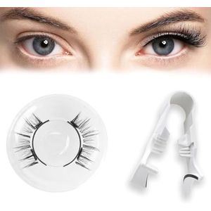 Magnetic Lashes No Glue, Magnetic Lashes with Applicator, 14 Types Reusable Magnetic Eyelashes (L04)