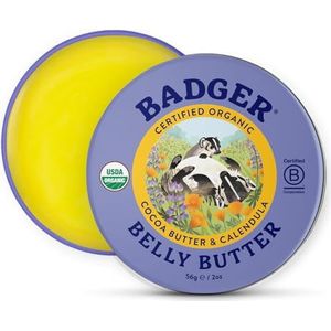 Badger Belly Butter, large - Verzorgende boter tegen striae - zwangerschap huidverzorging - lichaamsboter - 720315