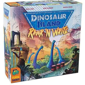 Pandasaurus - Dinosaur Island Rawr and Write - Leuk tekenspelletje voor volwassenen en kinderen - Strategiespel - Vanaf 10 jaar - Voor 1 tot 4 spelers - Engels